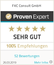 FKC CONSULT GmbH - Proven Expert Bewertungen