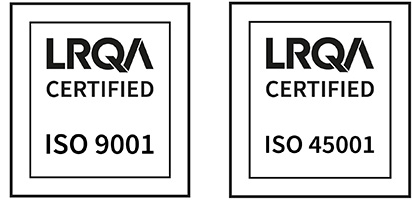 Zertifizierungen nach ISO 9001 und ISO 45001 - bestätigt durch unseren Partner Lloyds Register